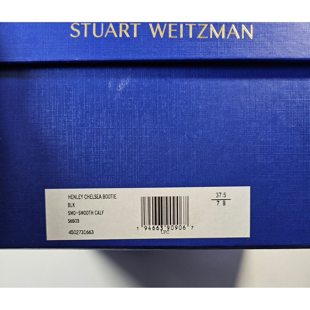 Stuart Weitzman 5050 Black Suede Over The Knee Boots Womens 7 M Dust Bag Box OTK - Picture 9 of 12